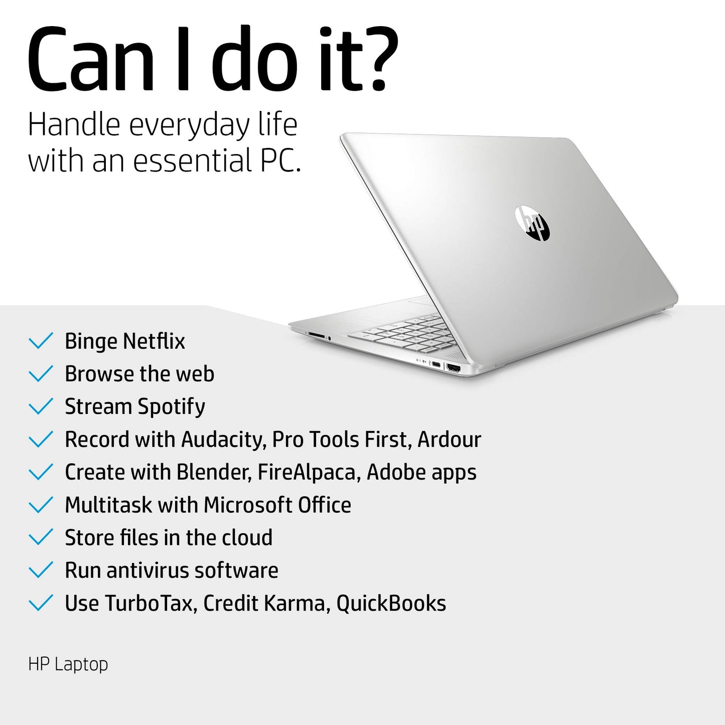 HP Premium Touchscreen Laptop Computer - 15.6" FHD IPS, Intel 10-Core i7 1355U CPU, Intel Iris Xe Graphics, Numeric Pad, WIFI6, Copilot AI PC, Win11 Pro for Business & Students(32GB RAM + 1TB SSD)