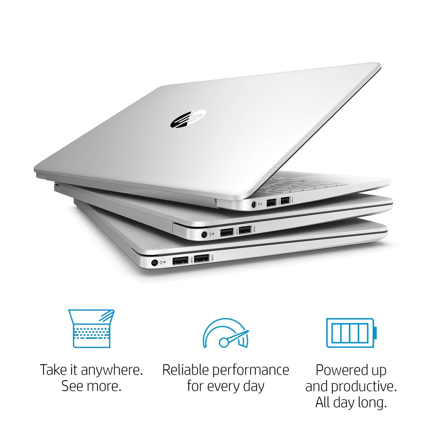 HP Premium Touchscreen Laptop Computer - 15.6" FHD IPS, Intel 10-Core i7 1355U CPU, Intel Iris Xe Graphics, Numeric Pad, WIFI6, Copilot AI PC, Win11 Pro for Business & Students(32GB RAM + 1TB SSD)