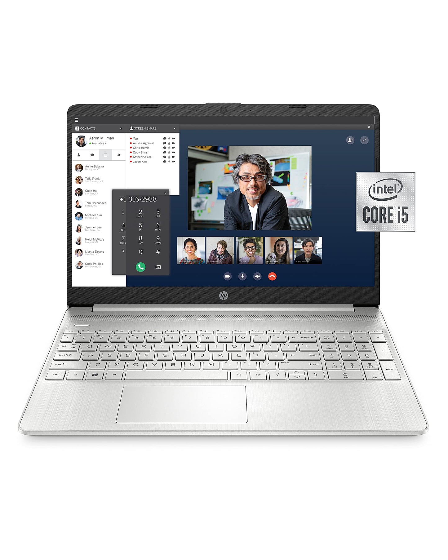 HP Premium Touchscreen Laptop Computer - 15.6" FHD IPS, Intel 10-Core i7 1355U CPU, Intel Iris Xe Graphics, Numeric Pad, WIFI6, Copilot AI PC, Win11 Pro for Business & Students(32GB RAM + 1TB SSD)